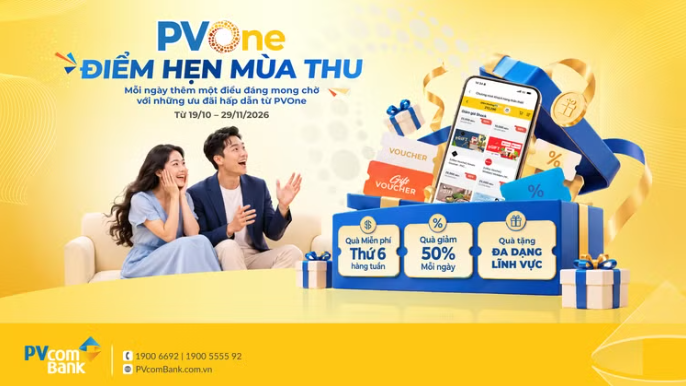 Thêm ưu đãi, thêm niềm vui cho khách hàng trên hệ sinh thái PVOne